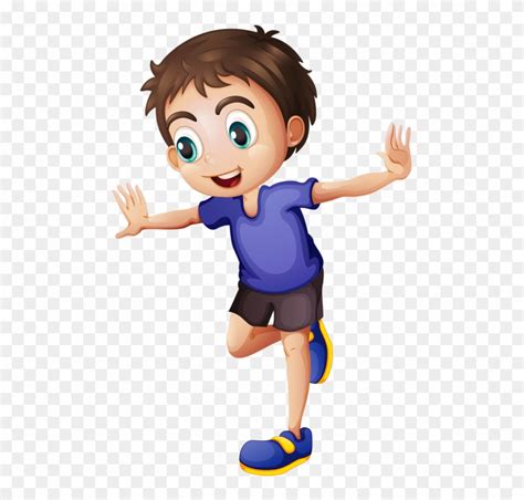 Sports Number 1 Cliparts Standing On One Foot Clipart Png Download