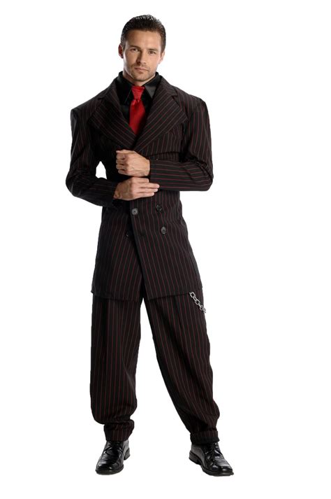 Adult Gangster Pin Stripe Men Costume 5899 The Costume Land