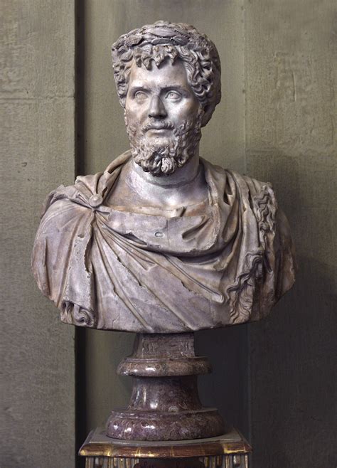 Portrait Of Septimius Severus Crowned Florence Palazzo Pitti