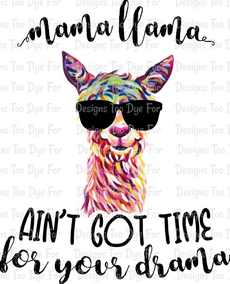 Mama Llama No Drama Red Rock Design Co