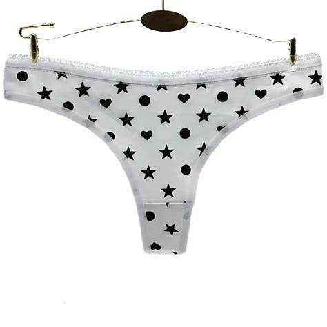 all cotton thong with star print for women manufacturers of quality goods wholesale ladies