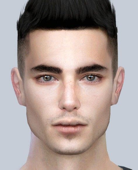 Male Presets Nose1 6 Chin 1 5 ANGISSI The Sims 4 Skin Sims 4 Cc