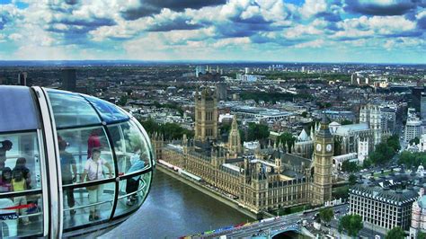 Desde El Ojo De Londres Londoneye Ojo De Londres London Eye Londres