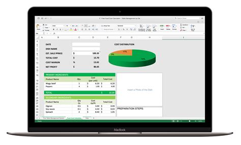 How do your total food cost percentage and food cost percentage per dish compare to these industry benchmarks? Free Food Cost Calculator for Excel