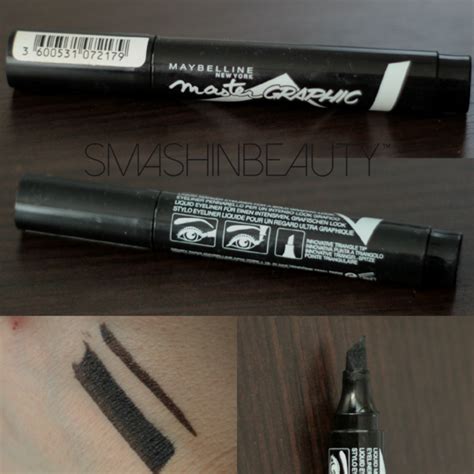 Maybelline Master Graphic Liquid Liner Smashinbeauty