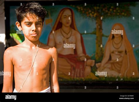 A Namboothiri Brahmin Schoolboy At The Vadakke Madham Brahmaswam In