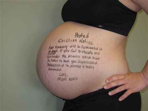 The Sweet Belly Writing Photos Are All The Rage Right Now So I Decided