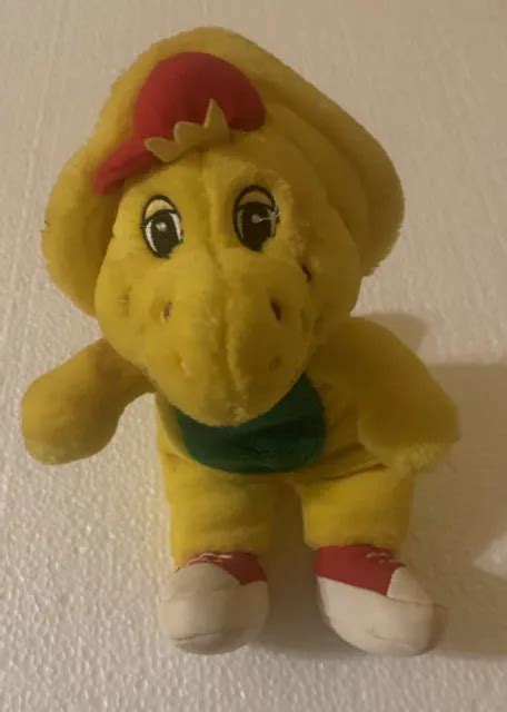 Barney And Friends Bj Yellow Dinosaur 8 Plush Toy Factory Stuffed Animal