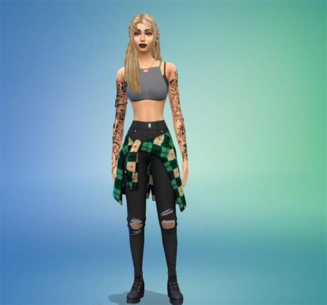 This Is My Sim Tasha Card I Just Wanted To Share How Cool She Looks
