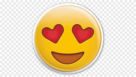 Emoji Сердце Наклейка для глаз Улыбка Emoji любовь лицо Png Pngegg