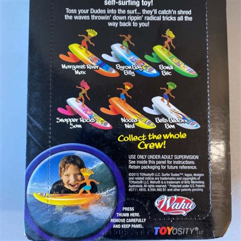 Wahu Surfer Dudes Toy New In Packages
