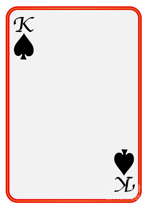 Blank Playing Card Template