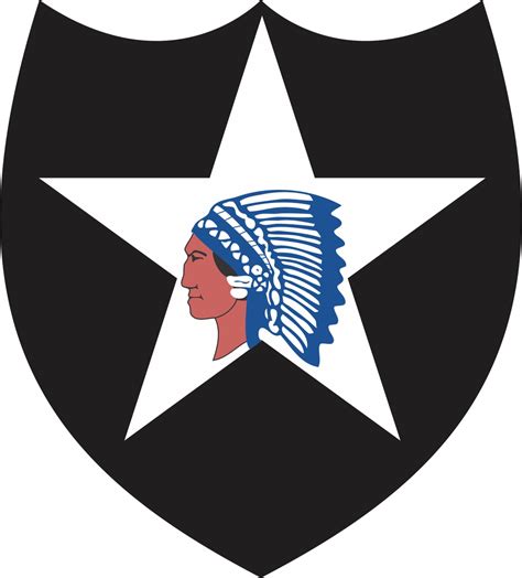 Army 2nd Infantry Division Patch Vinyl Transfer Decal
