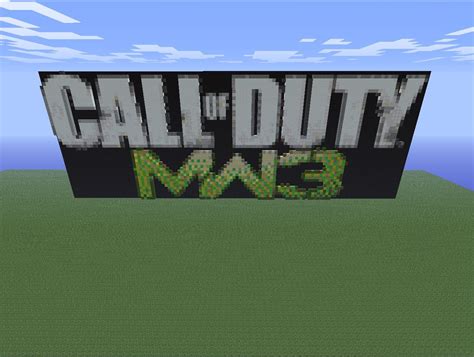 Call Of Duty Modern Warfare 3 Logo Minecraft Project