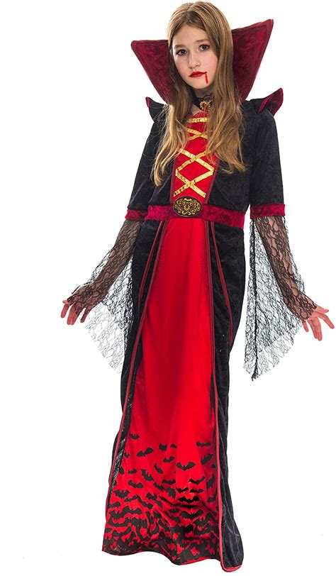 Spooktacular Creations Royal Vampire Costume For Girls Deluxe Set