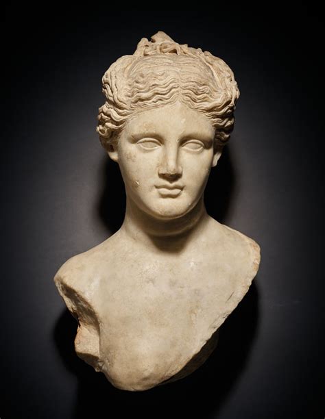 A Roman Marble Bust Of A Goddess Circa 1st 2nd Century Ad Christies