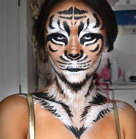 Halloween Make Up Look Inspirations │ 萬聖節彩妝寶典 Tiger Makeup Halloween