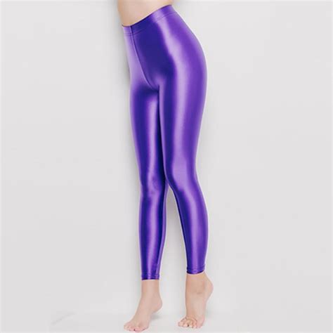 Leohex Nylon Glitter Sexy Stockings Satin Glossy Opaque Pantyhose Shin