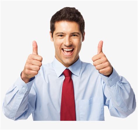 3d Business Man Showing Thumbs Up On White Background