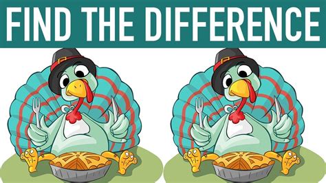 Thanksgiving Find The Difference
