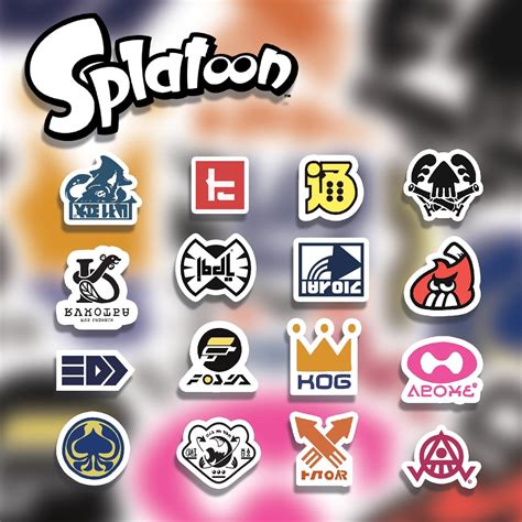 Splatoon Brand Logos New Logos And Splatoon 3 Graffiti Etsy Uk