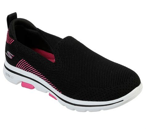 Skechers Shoes Burgundy Go Walk Smart Womens Casual Slip On Comfort