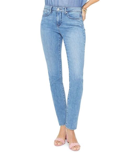 Lyst Nydj Sheri Slim Jeans In Aquino In Blue