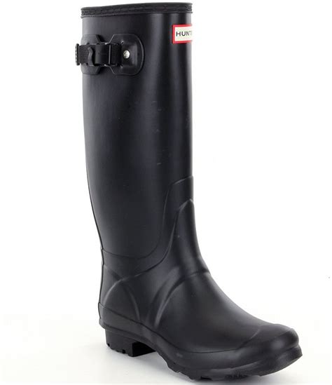 Hunter Original Huntress Matte Wide Calf Rain Boots Dillards