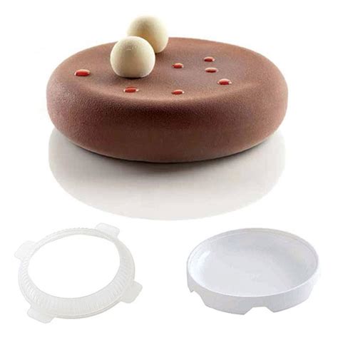 Flat Top Round Shaped Small Ball Silicone Cake Molds For Mousse Dessert