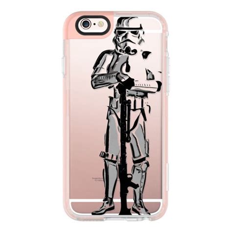 A Phone Case With A Star Wars Character On The Front And Back Cover In Pink