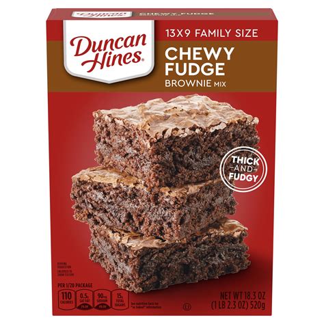 Duncan Hines Chewy Chocolate Fudge Brownie Mix 183 Oz