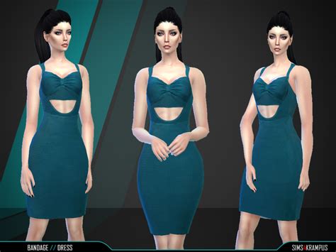 Sims4krampus Bandage Dress