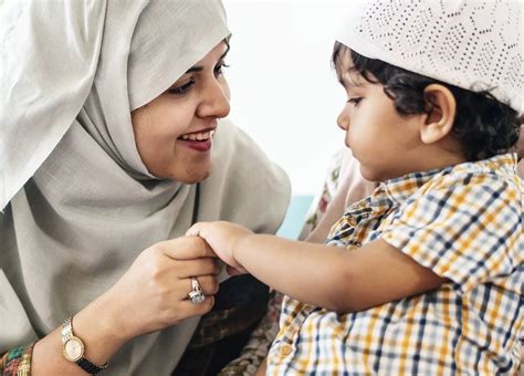 Muslim Mother And Her Son Premium Photo Rawpixel