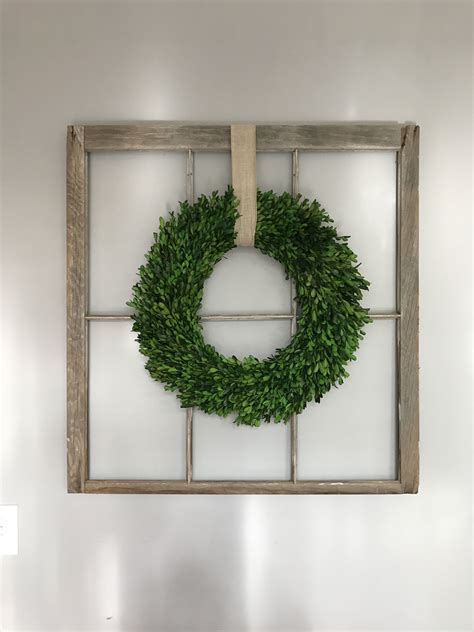 20 Old Window With Wreath