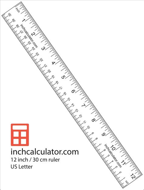 Printable 1 4 Inch Ruler Printable Ruler Actual Size