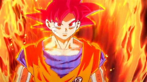 Dragon Ball Z Super Saiyan God Goku