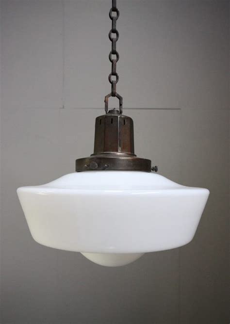 Jorunhe ceiling light pendant fitting vintage retro modern e27 lamp holder suspension ceiling pendant light fitting kit (white). Antiques Atlas - 1920's Opaque Glass Light Fittings/Shades ...
