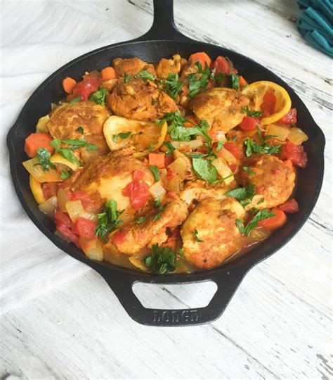Try this flavorful moroccan chicken meal, it will make you smile!ingredients:2 and 1/2 pounds chicken partssalt and pepper for the chickenoil for browning. Moroccan Chicken Thighs - A Cedar Spoon