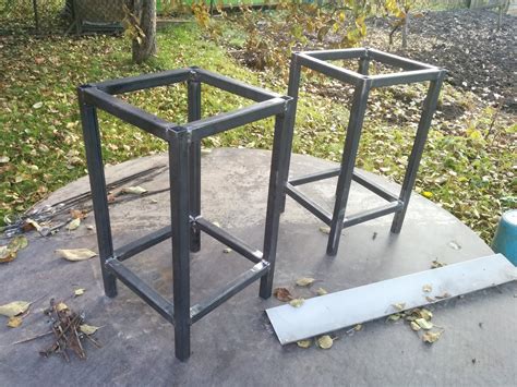 Kitchen Stools From Welded Square Tubing And Pine Wood Web Tools
