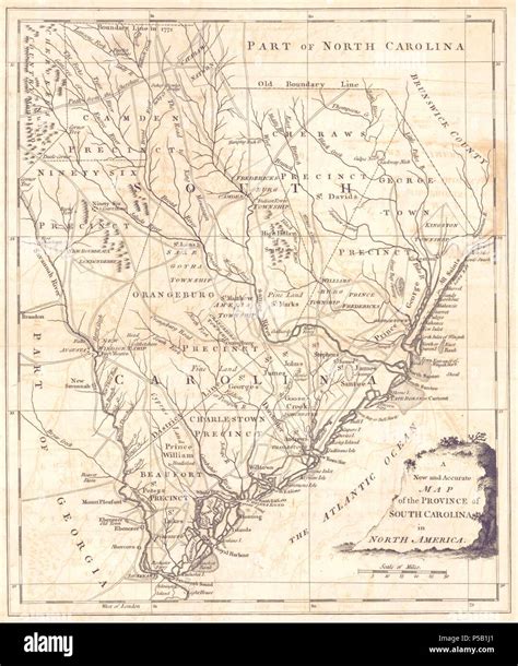 Na A New And Accurate Map Of The Province Of South Carolina In North