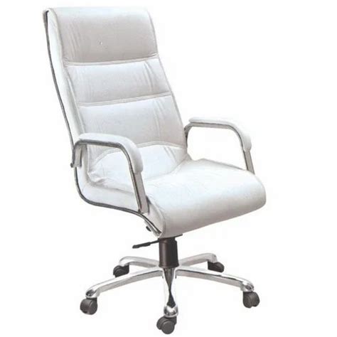 Pioneer White Luxury Leather Office Chair At Rs 5500 In Delhi Id