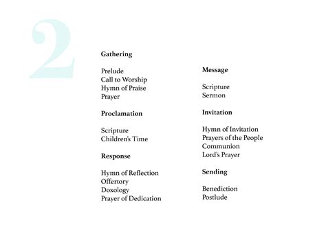 5 Creative Worship Order Templates Ashley Danyew