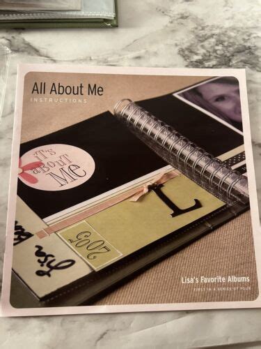 All About Me 8x8 Scrapbook Kit By Lisa Bearnson Ebay