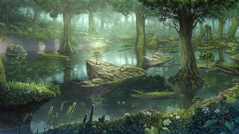 44 Fantasy Forest Wallpaper Hd