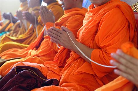 Monks Of The Religious Rituals Buddhist Ceremony Maximize