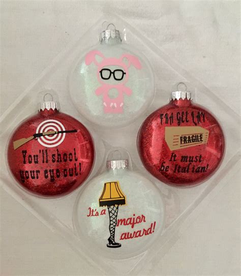 This Is A Set Of Four 3 In Diameter Disc Shaped Glass Ornaments So