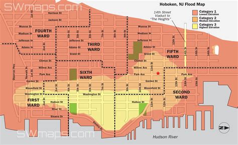 Hoboken Flood Map Post Hurricane Sandy