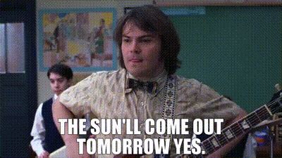 YARN The Sun Ll Come Out Tomorrow Yes The Babe Of Rock Video Gifs By Quotes