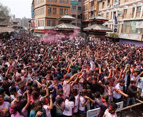 Nepal Explodes Into Colour For The Holi Festival Daily Star