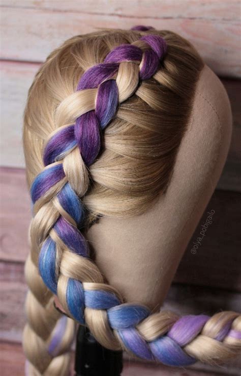 📽 Color Braids 2 This Variation Of Color Braid Is Better For Long Hair